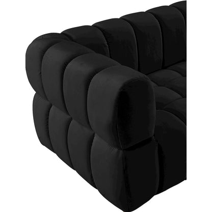 Gwen Black Velvet Chair