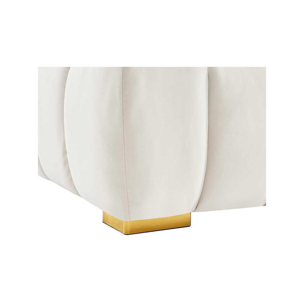 Gwen Cream Velvet Sofa