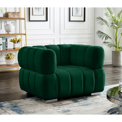 Gwen Green Velvet Chair