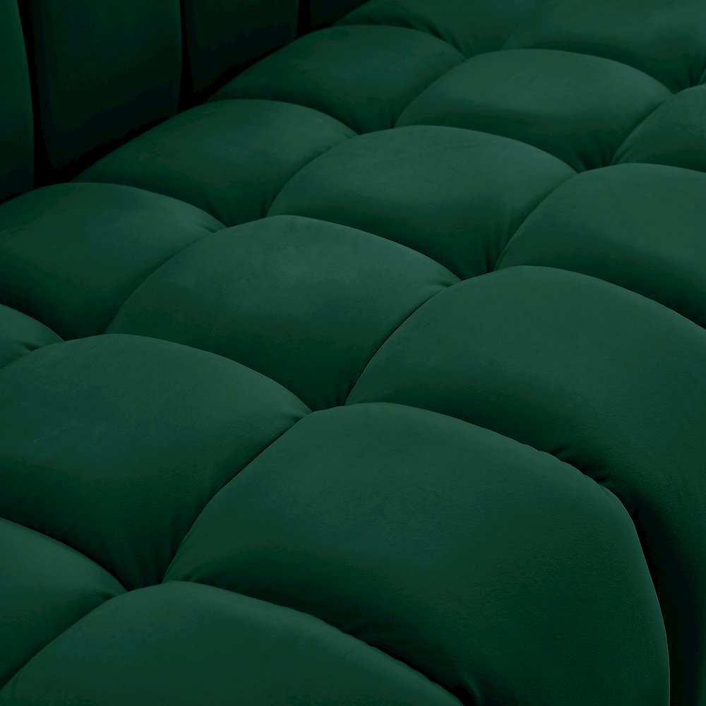Gwen Green Velvet Sofa