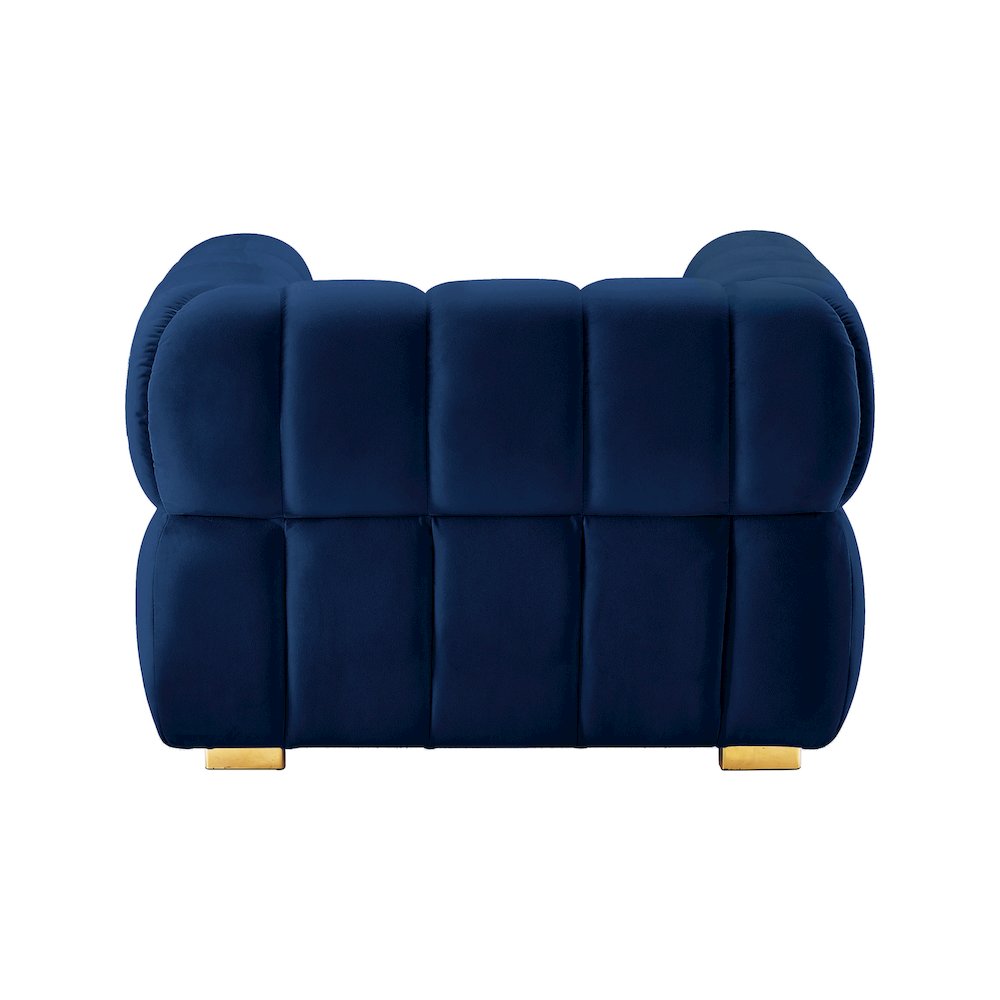 Gwen Navy Velvet Chair