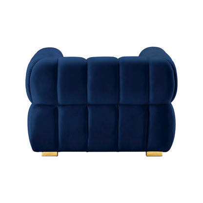 Gwen Navy Velvet Chair