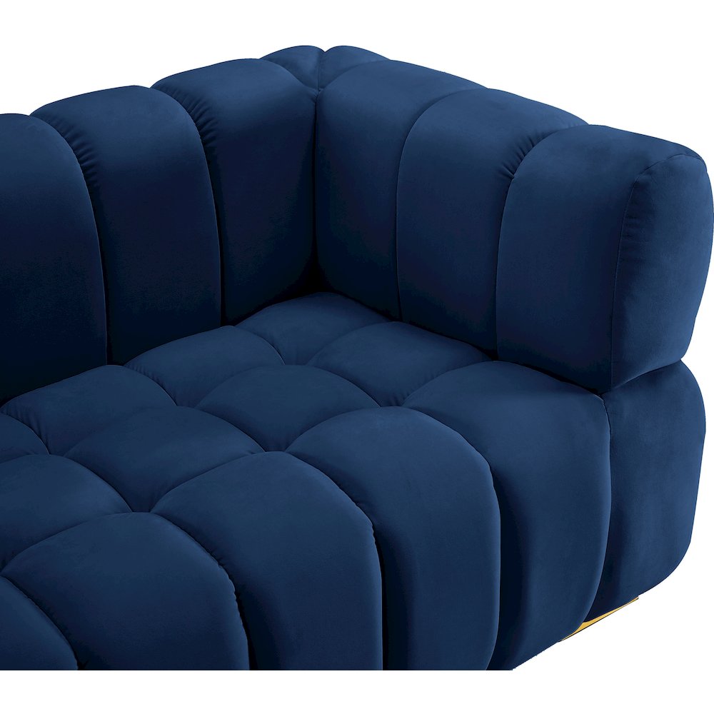 Gwen Navy Velvet Chair