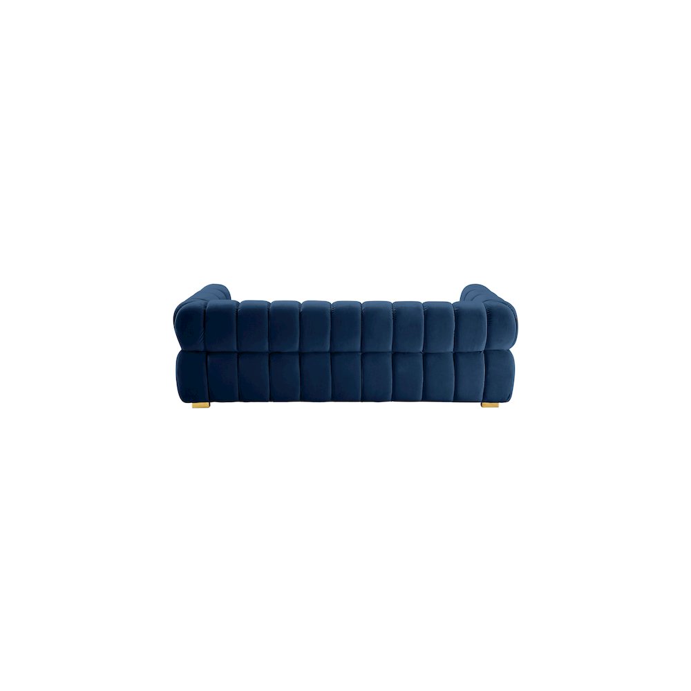 Gwen Navy Velvet Sofa