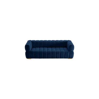Gwen Navy Velvet Sofa