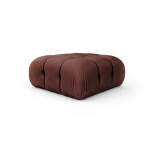Orin Rose Velvet Performance Fabric Upholstered Modular Ottoman