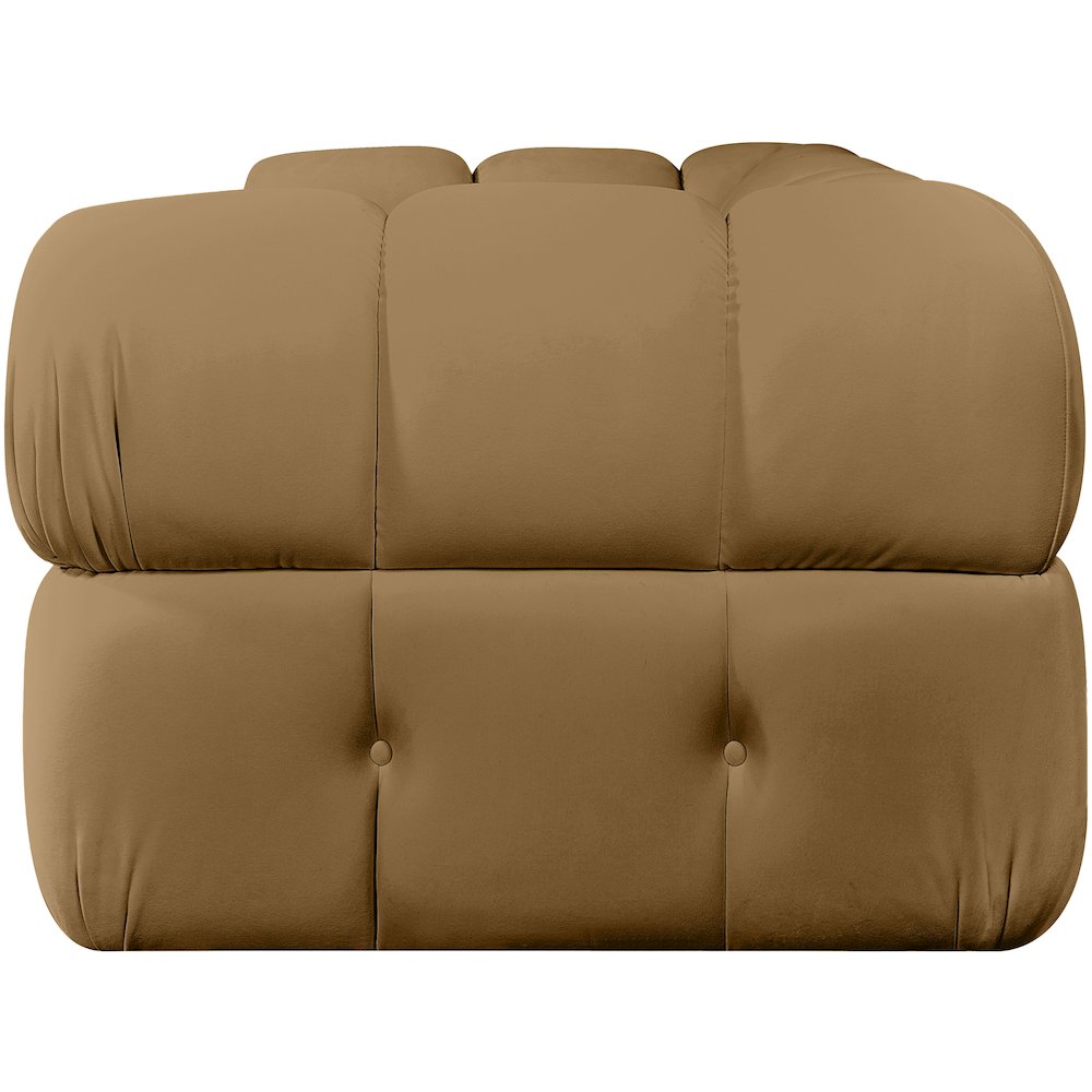 Orin Saddle Velvet Performance Fabric Upholstered 2 pc. Modular Sofa