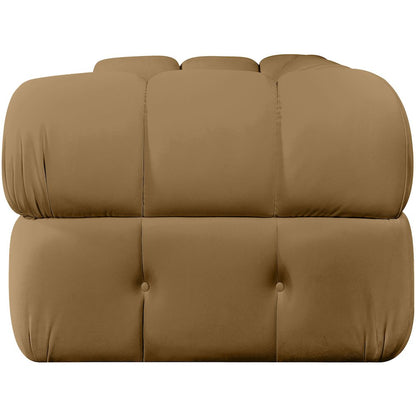 Orin Saddle Velvet Performance Fabric Upholstered 2 pc. Modular Sofa