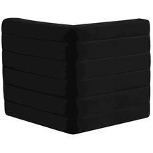 Quincy Black Velvet Modular Corner Chair