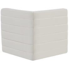 Quincy Cream Velvet Modular Corner Chair