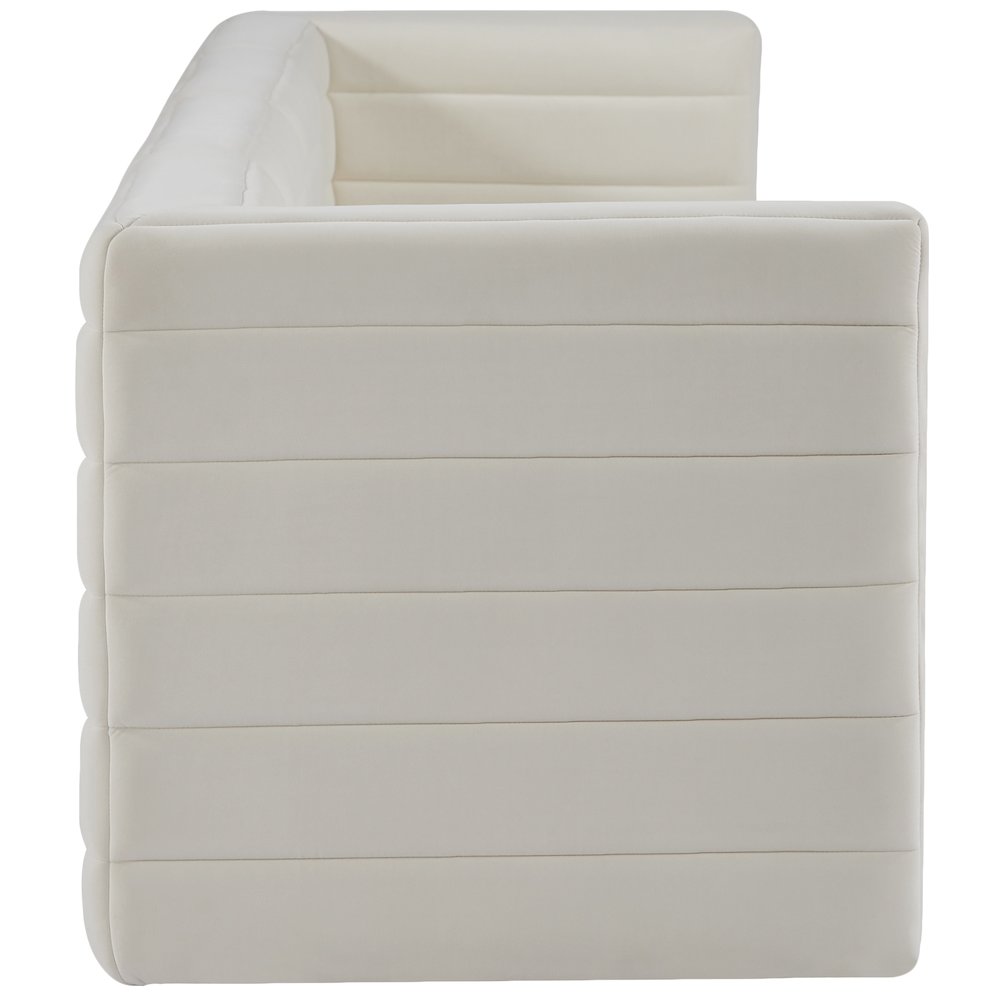 Quincy Cream Velvet Modular Sofa