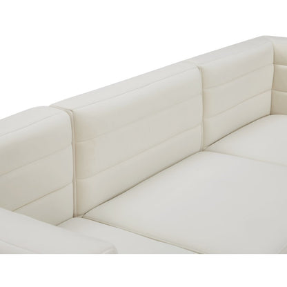 Quincy Cream Velvet Modular Sectional