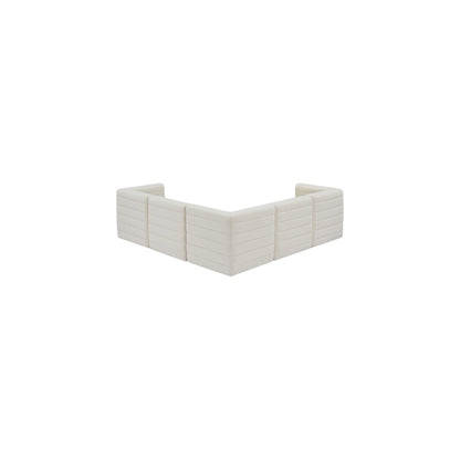 Quincy Cream Velvet Modular Sectional