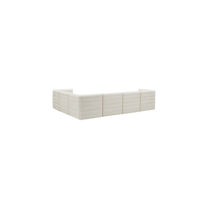 Quincy Cream Velvet Modular Sectional