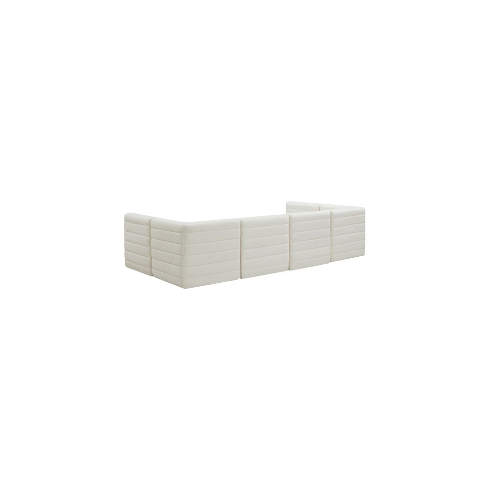 Quincy Cream Velvet Modular Sectional