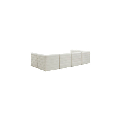 Quincy Cream Velvet Modular Sectional