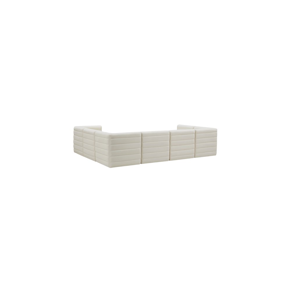 Quincy Cream Velvet Modular Sectional