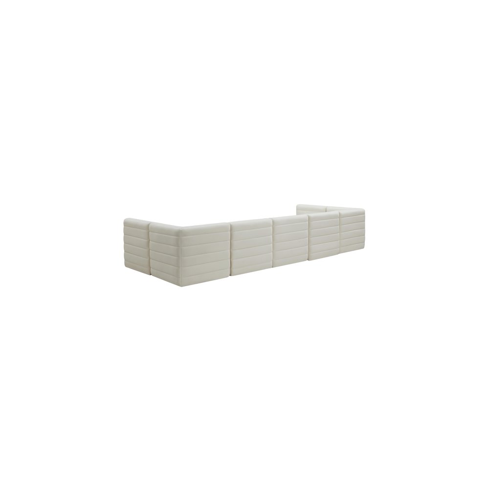 Quincy Cream Velvet Modular Sectional