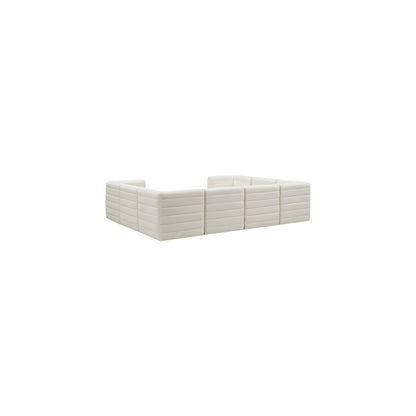 Quincy Cream Velvet Modular Sectional