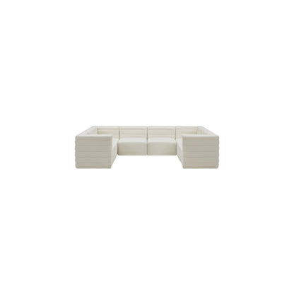 Quincy Cream Velvet Modular Sectional