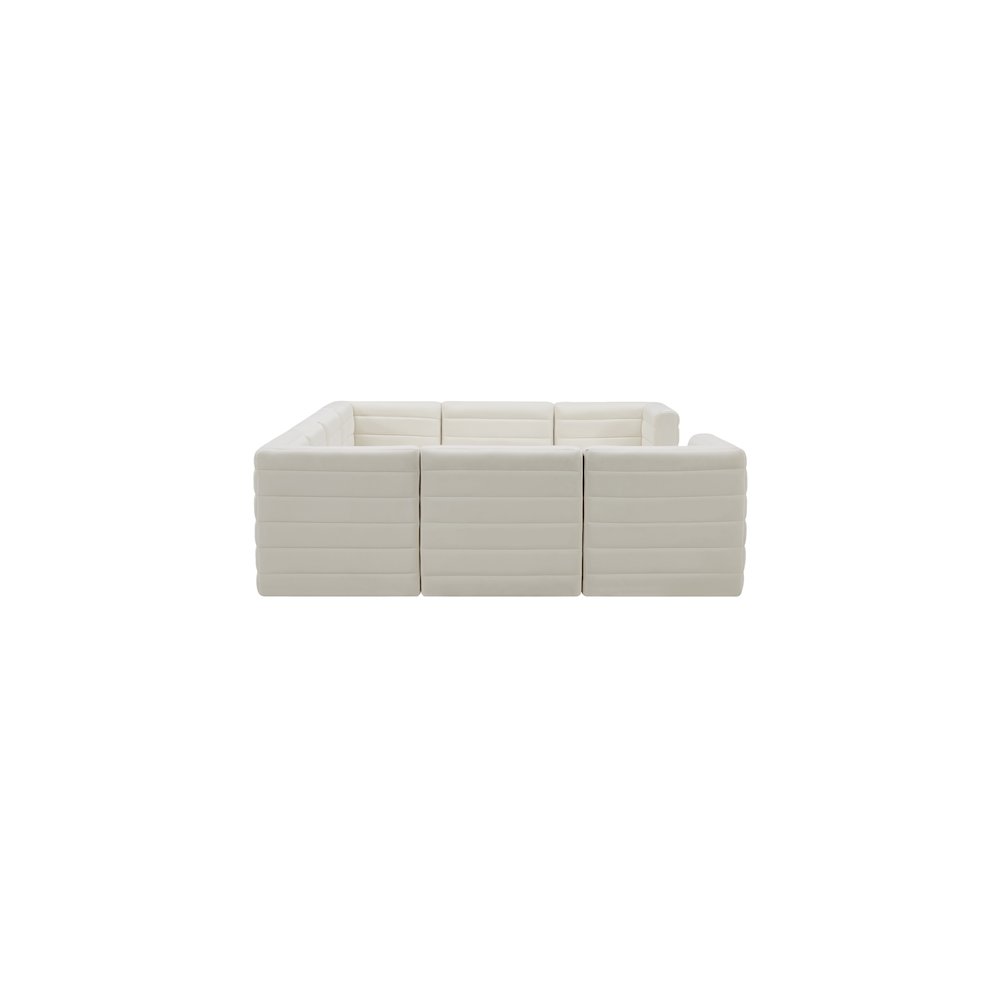 Quincy Cream Velvet Modular Sectional
