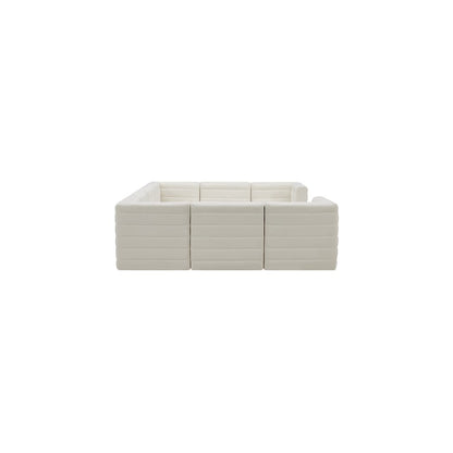 Quincy Cream Velvet Modular Sectional