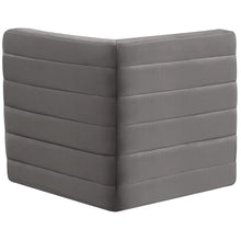 Quincy Grey Velvet Modular Corner Chair