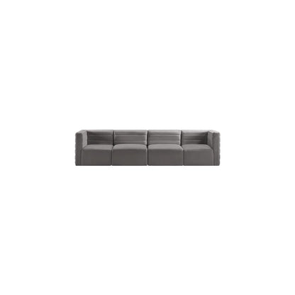 Quincy Grey Velvet Modular Sofa