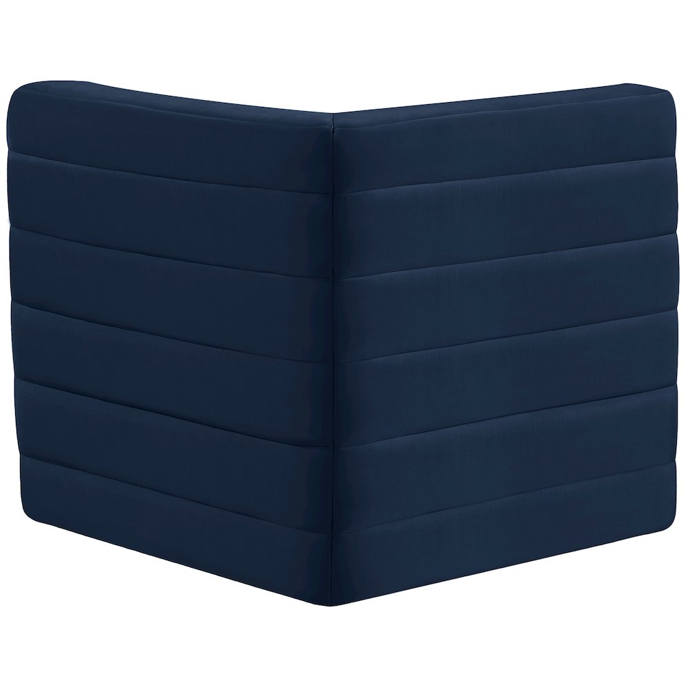 Quincy Navy Velvet Modular Corner Chair