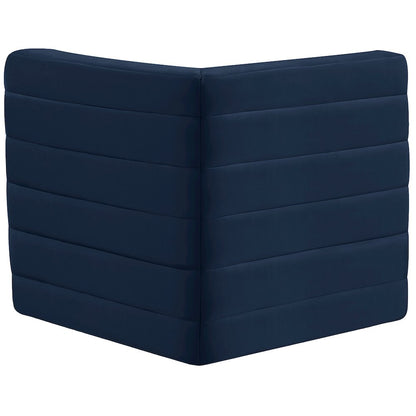Quincy Navy Velvet Modular Corner Chair
