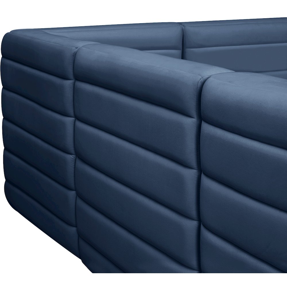 Quincy Navy Velvet Modular Sofa