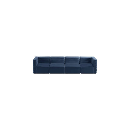 Quincy Navy Velvet Modular Sofa
