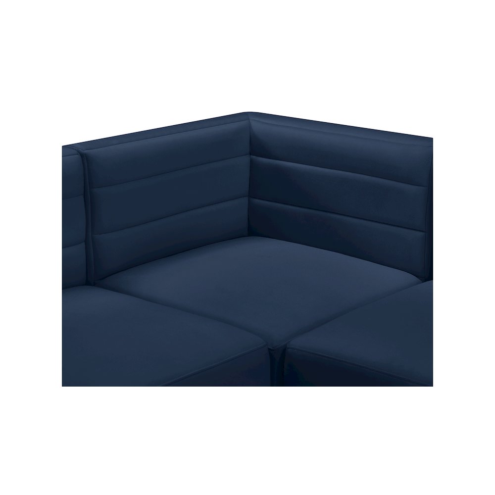 Quincy Navy Velvet Modular Sofa