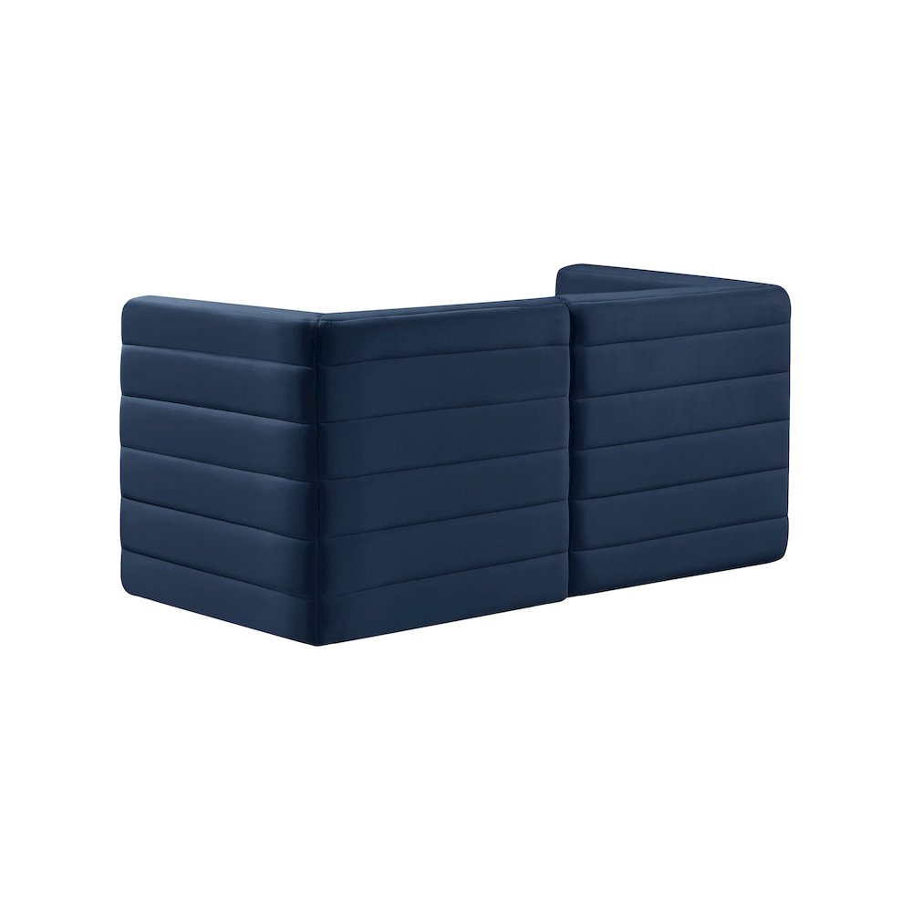 Quincy Navy Velvet Modular Sofa
