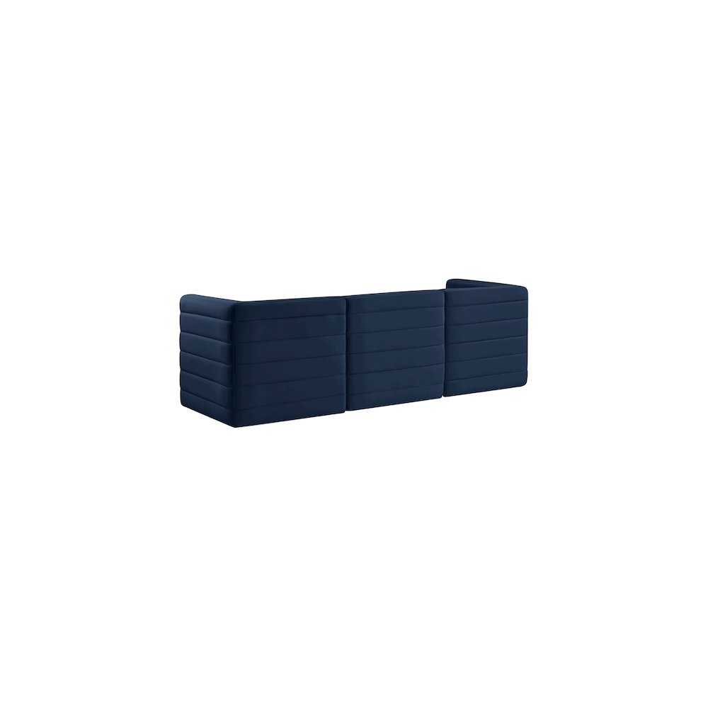 Quincy Navy Velvet Modular Sofa