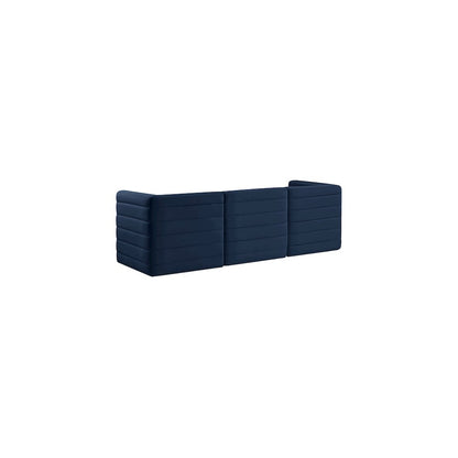 Quincy Navy Velvet Modular Sofa