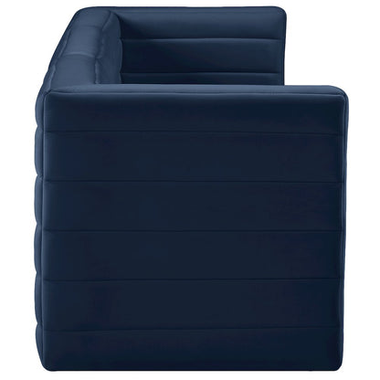 Quincy Navy Velvet Modular Sofa