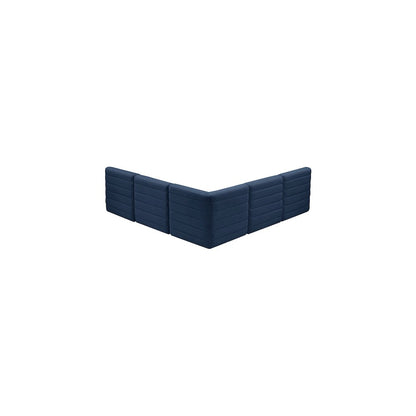 Quincy Navy Velvet Modular Sectional