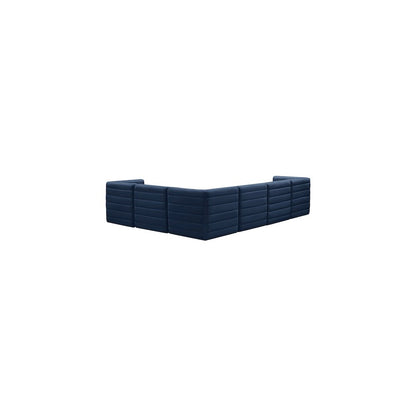 Quincy Navy Velvet Modular Sectional