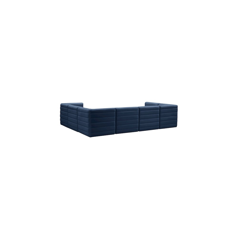 Quincy Navy Velvet Modular Sectional