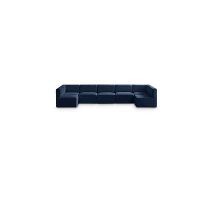 Quincy Navy Velvet Modular Sectional