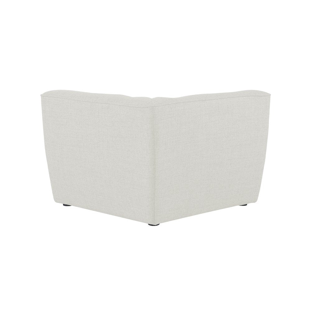Miramar Cream Durable Linen Textured Corner