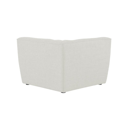 Miramar Cream Durable Linen Textured Corner