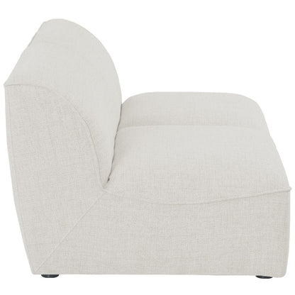 Miramar Cream Durable Linen Textured Modular Sofa
