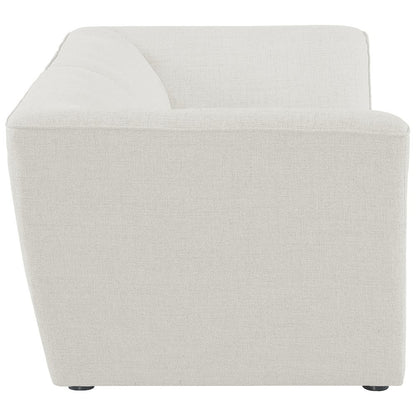 Miramar Cream Durable Linen Textured Modular Sofa