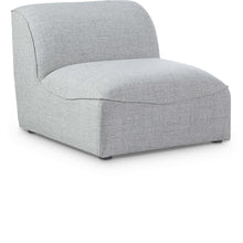 Miramar Grey Durable Linen Textured Armless