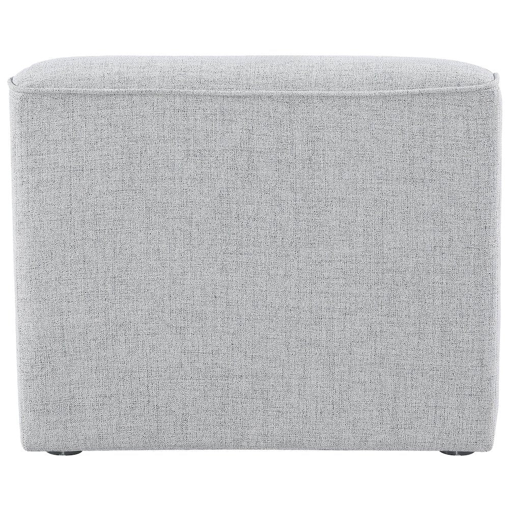 Miramar Grey Durable Linen Textured Armless