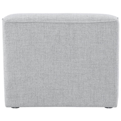 Miramar Grey Durable Linen Textured Armless