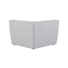 Miramar Grey Durable Linen Textured Corner
