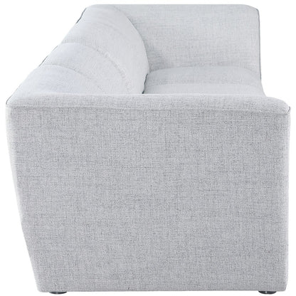 Miramar Grey Durable Linen Textured Modular Sofa